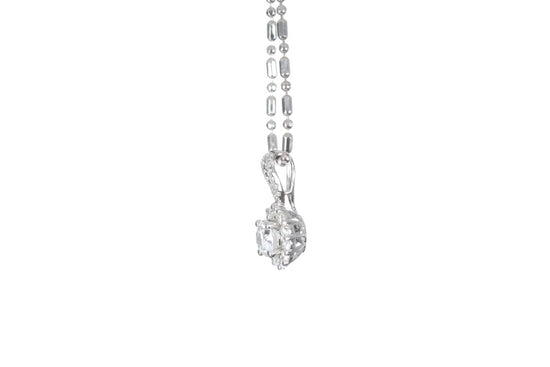 Halo Diamond Pendant