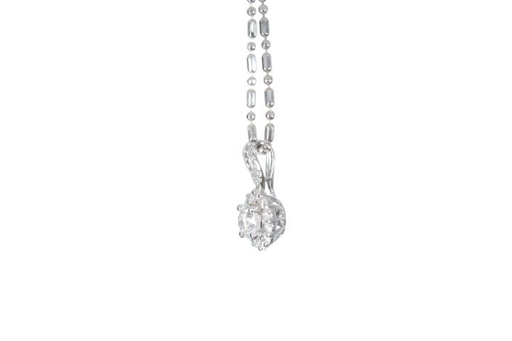 Halo Diamond Pendant
