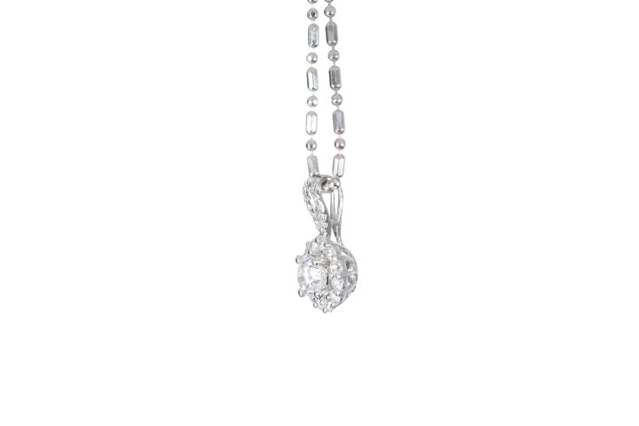 Halo Diamond Pendant