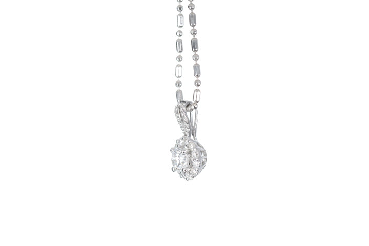 Halo Diamond Pendant