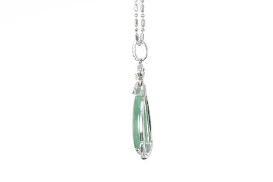 Jadeite Pear Shaped Pendant