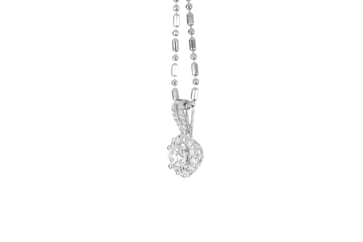 Halo Diamond Pendant