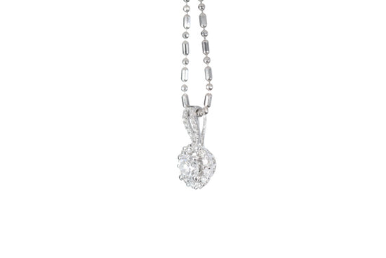 Halo Diamond Pendant