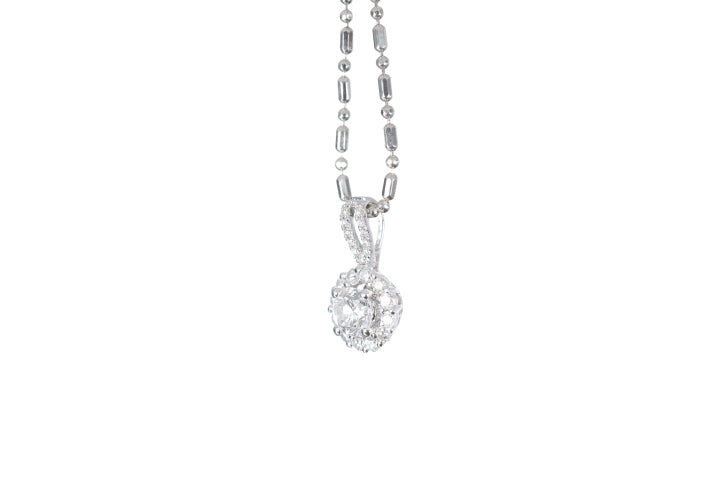 Halo Diamond Pendant
