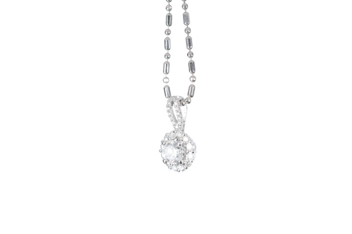 Halo Diamond Pendant