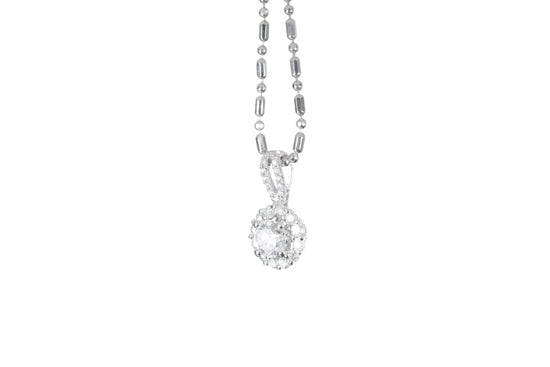 Halo Diamond Pendant