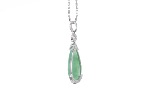 Jadeite Pear Shaped Pendant