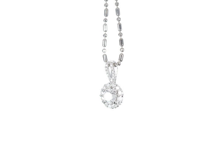 Halo Diamond Pendant