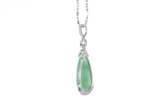 Jadeite Pear Shaped Pendant