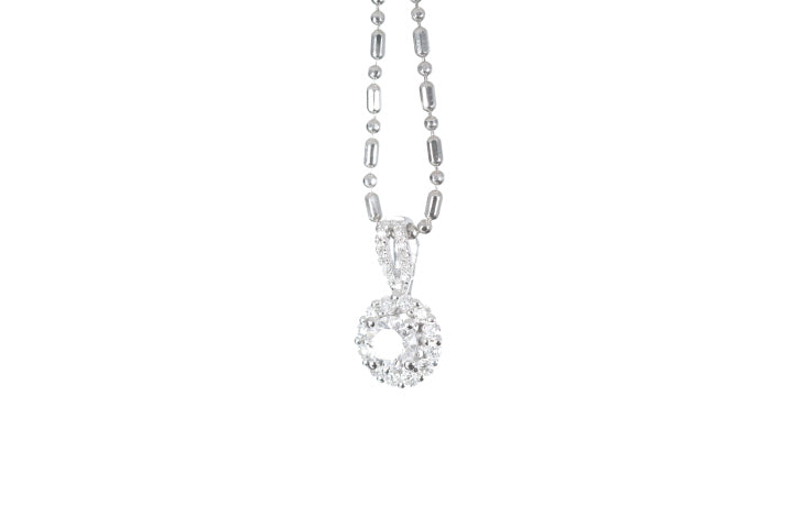 Halo Diamond Pendant