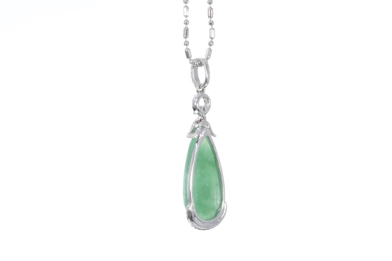 Jadeite Pear Shaped Pendant