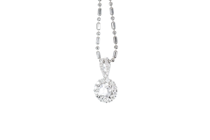 Halo Diamond Pendant
