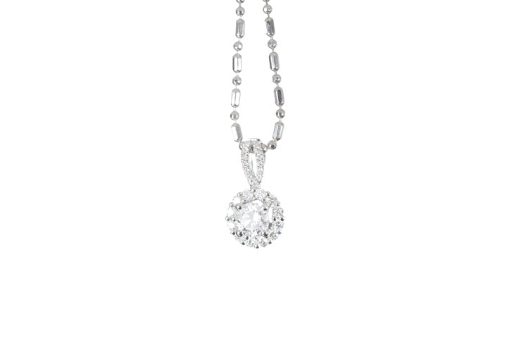 Halo Diamond Pendant
