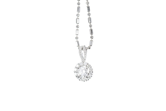 Halo Diamond Pendant