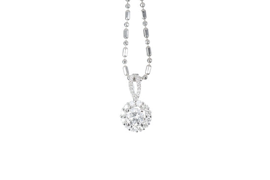 Halo Diamond Pendant
