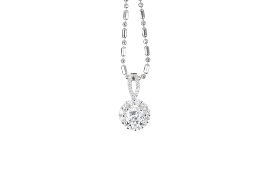 Halo Diamond Pendant