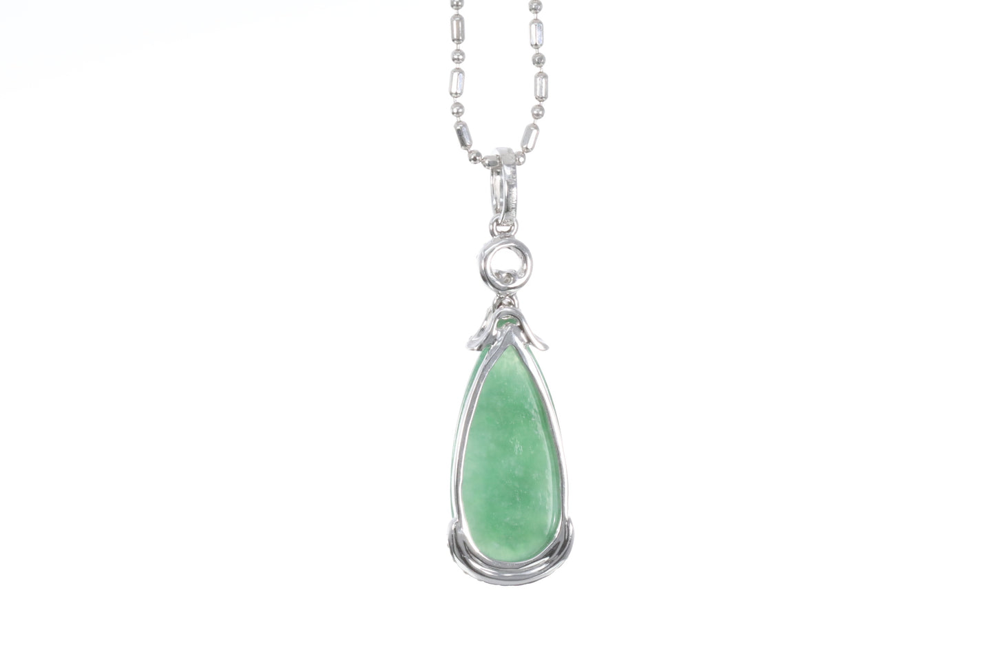 Jadeite Pear Shaped Pendant