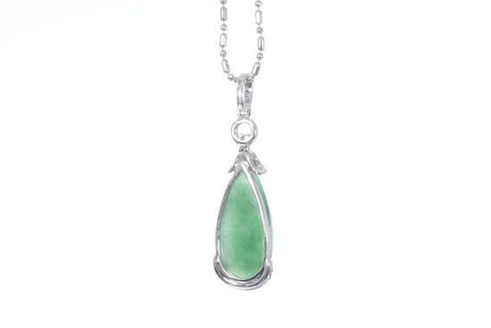 Jadeite Pear Shaped Pendant