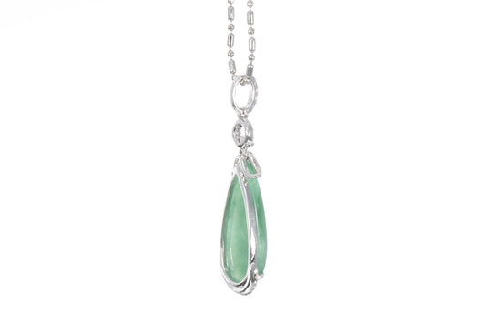 Jadeite Pear Shaped Pendant