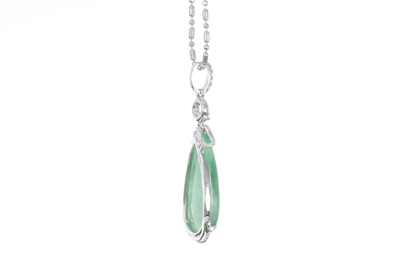 Jadeite Pear Shaped Pendant