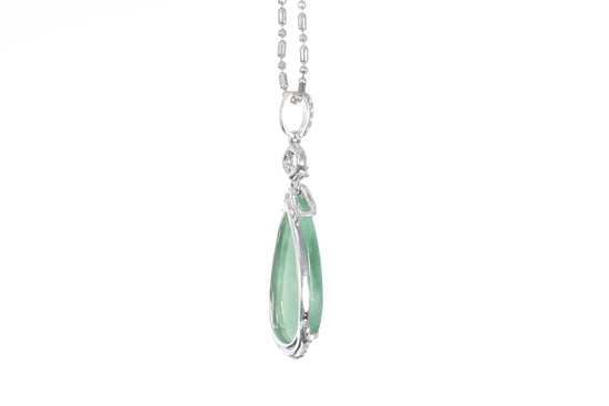 Jadeite Pear Shaped Pendant