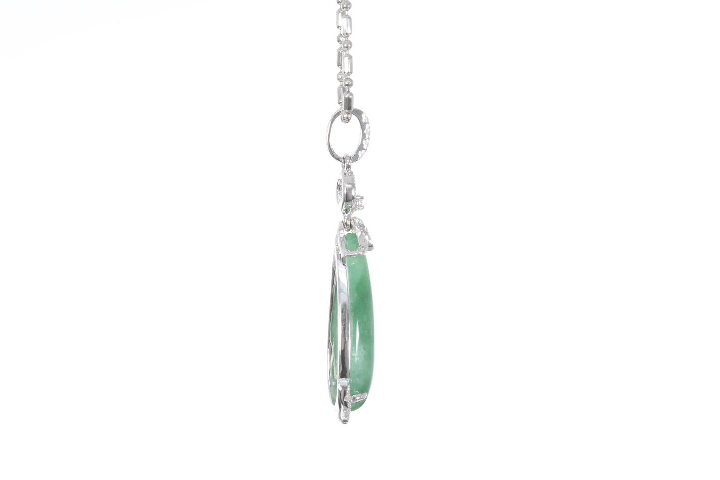 Jadeite Pear Shaped Pendant