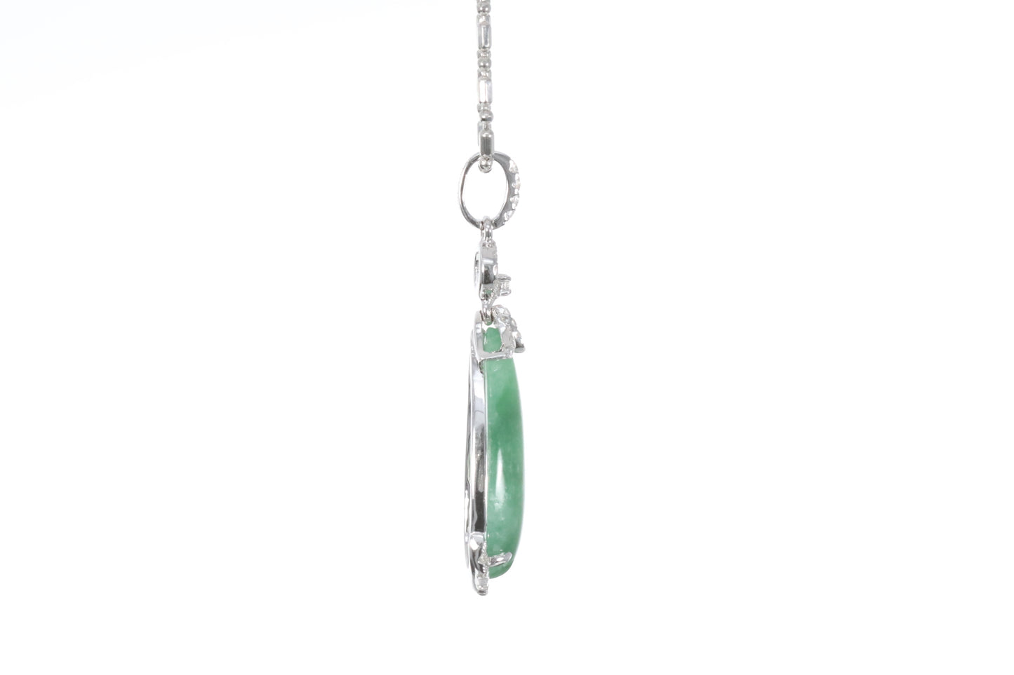 Jadeite Pear Shaped Pendant