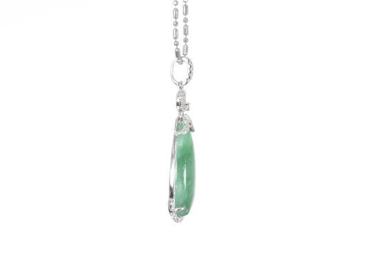 Jadeite Pear Shaped Pendant