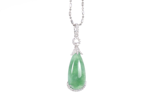 Jadeite Pear Shaped Pendant