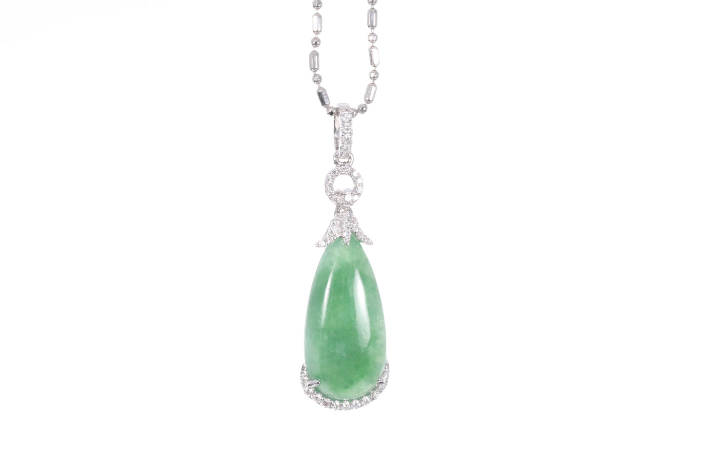 Jadeite Pear Shaped Pendant