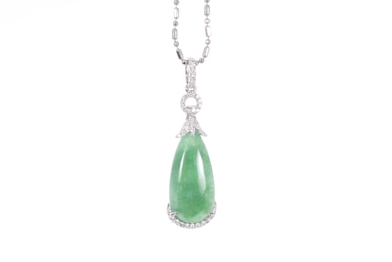 Jadeite Pear Shaped Pendant