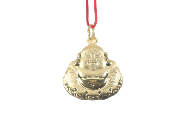 24K Gold Buddha Pendant