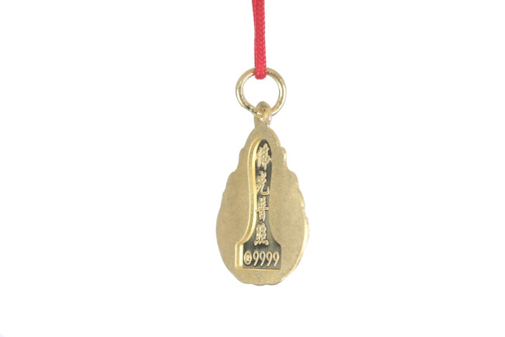 24K Gold Buddha Pendant