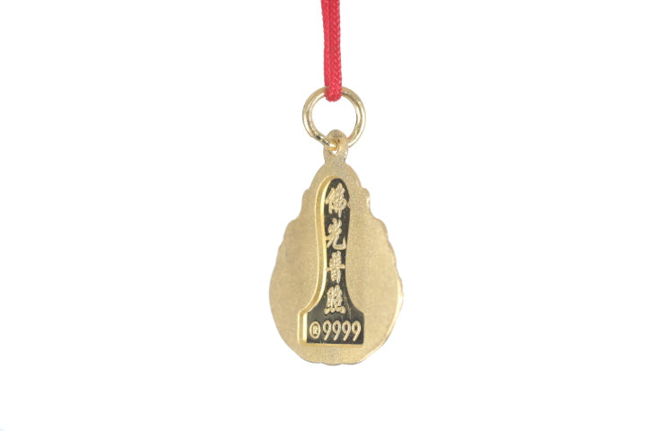 24K Gold Buddha Pendant