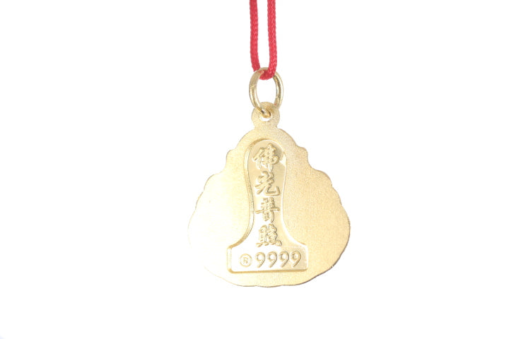 24K Gold Buddha Pendant