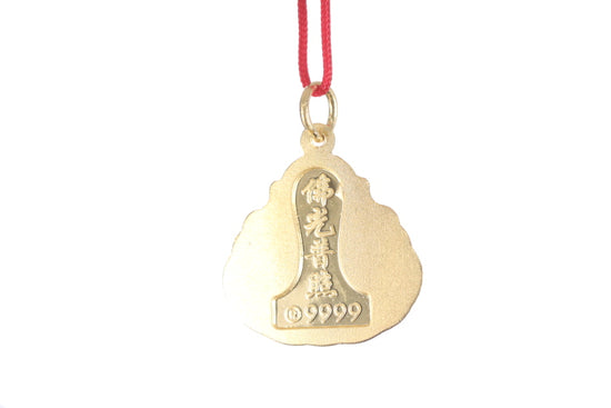 24K Gold Buddha Pendant