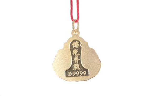 24K Gold Buddha Pendant