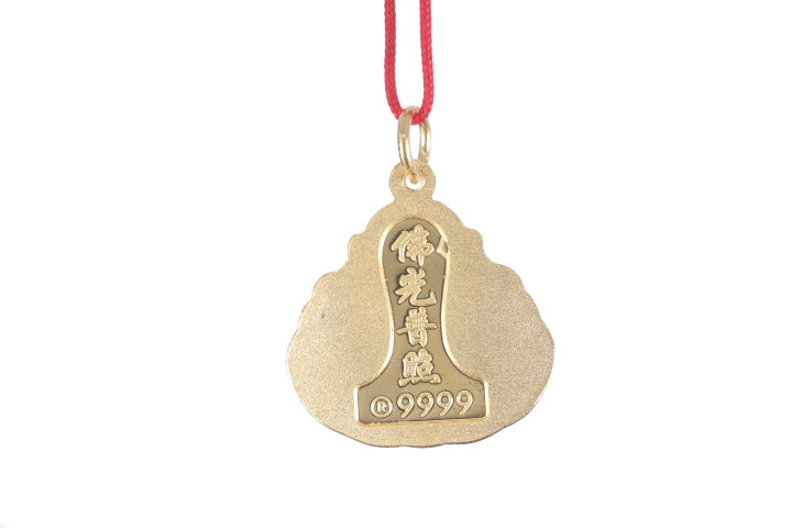 24K Gold Buddha Pendant