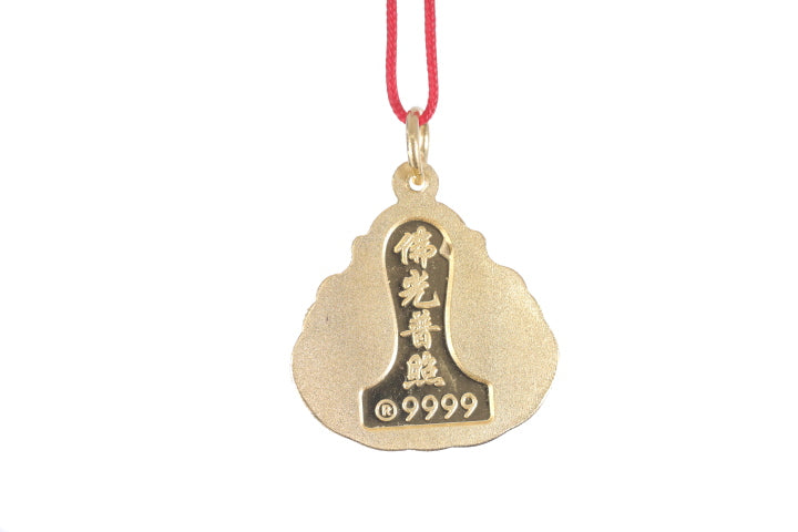 24K Gold Buddha Pendant