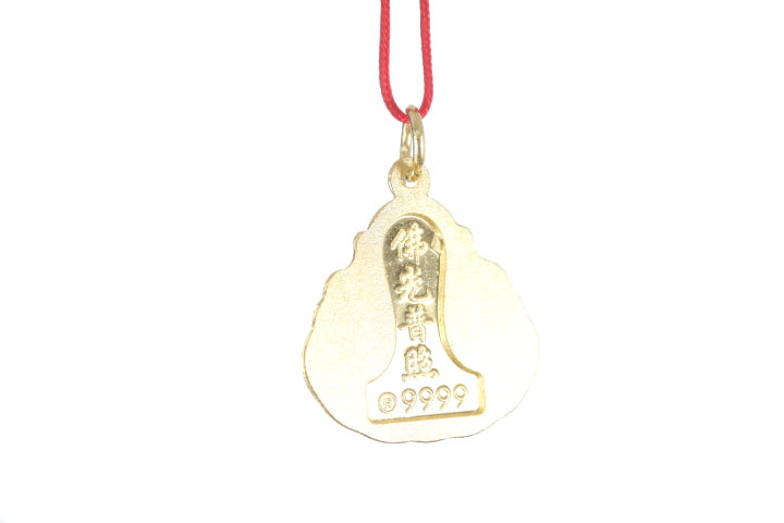 24K Gold Buddha Pendant