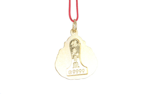 24K Gold Buddha Pendant