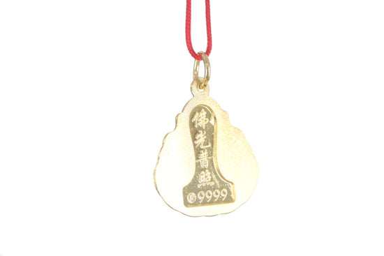 24K Gold Buddha Pendant