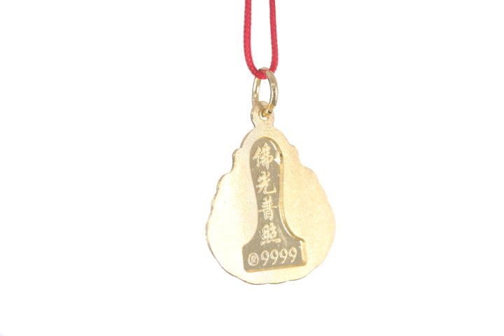 24K Gold Buddha Pendant