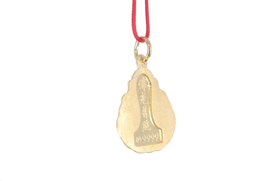 24K Gold Buddha Pendant