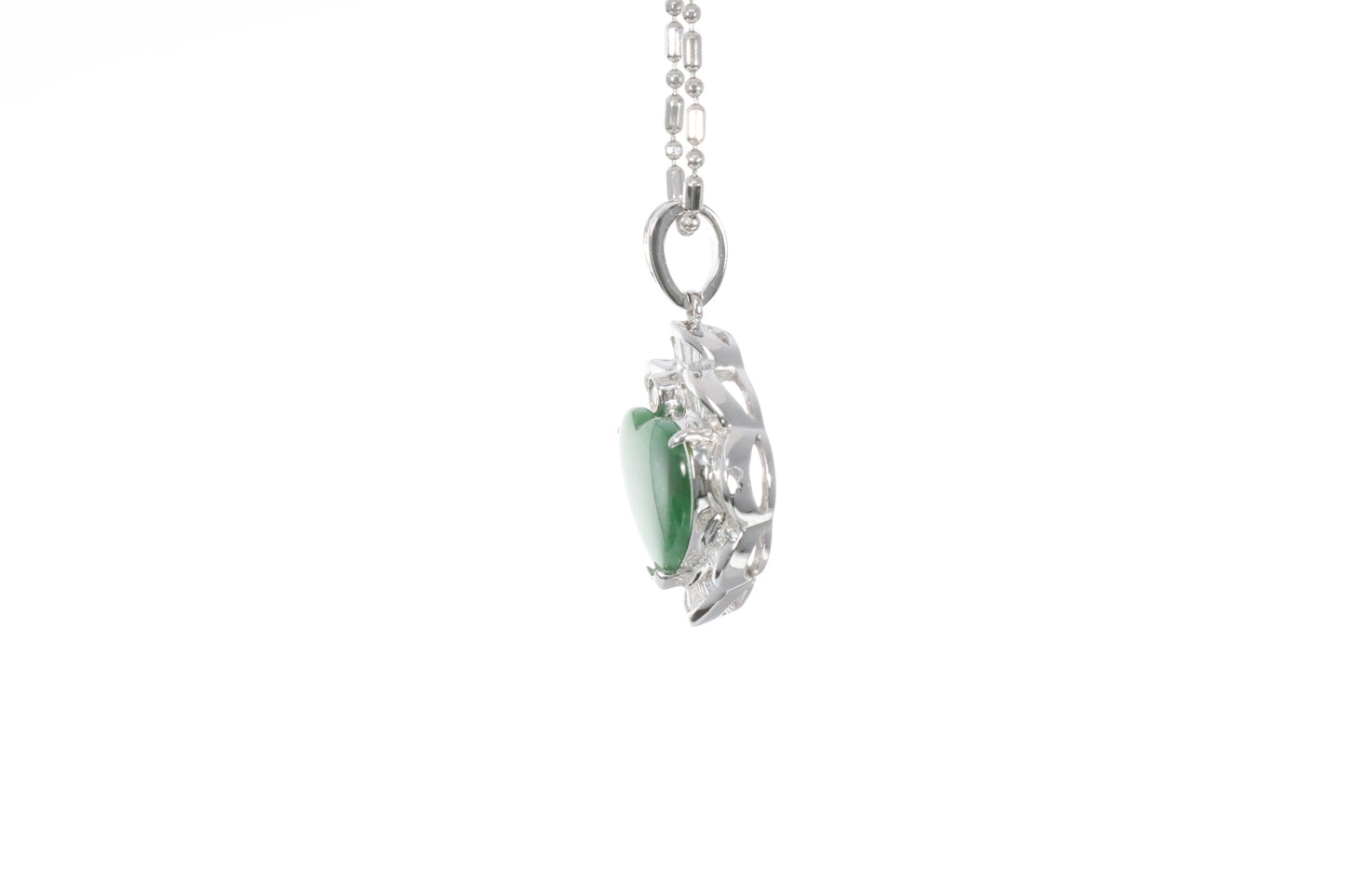 Jadeite Heart Pendant