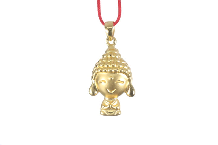 24K 3D Gold Buddha Pendant