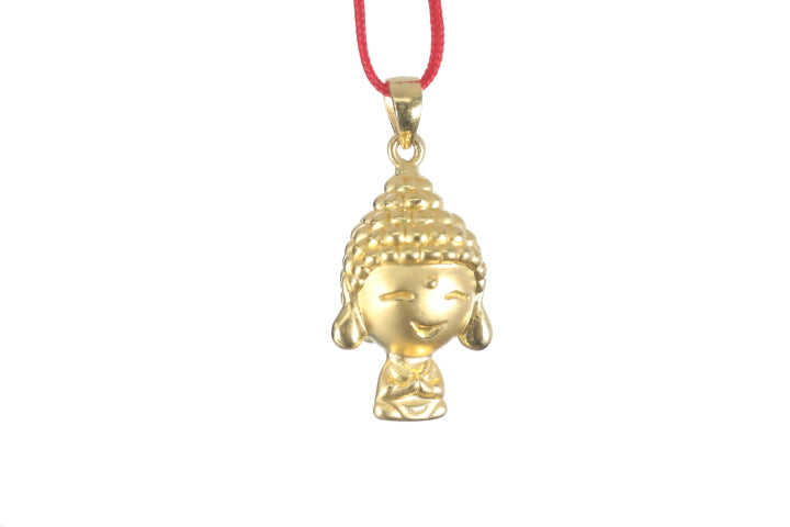 24K 3D Gold Buddha Pendant