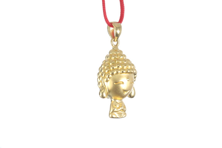 24K 3D Gold Buddha Pendant