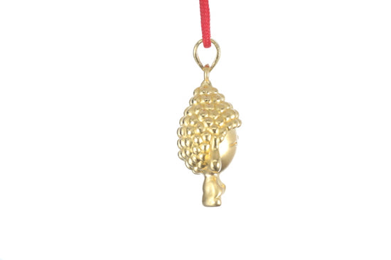 24K 3D Gold Buddha Pendant