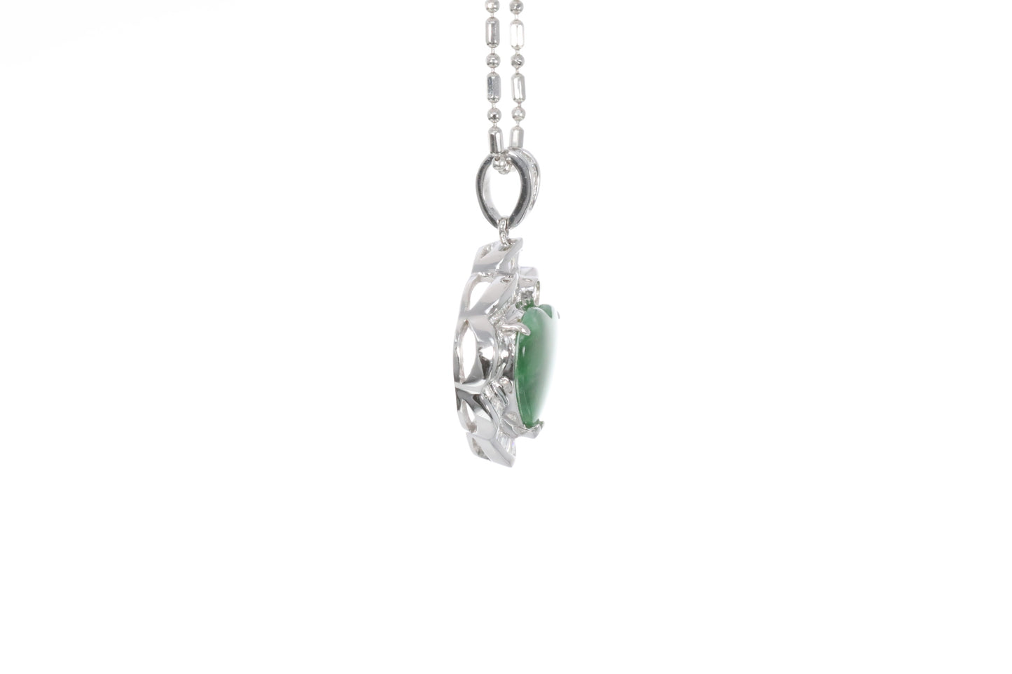 Jadeite Heart Pendant